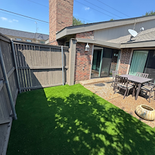 Low-Maintenance-Artificial-Turf-Installation-for-a-Condo-Backyard-in-Dallas-TX 4